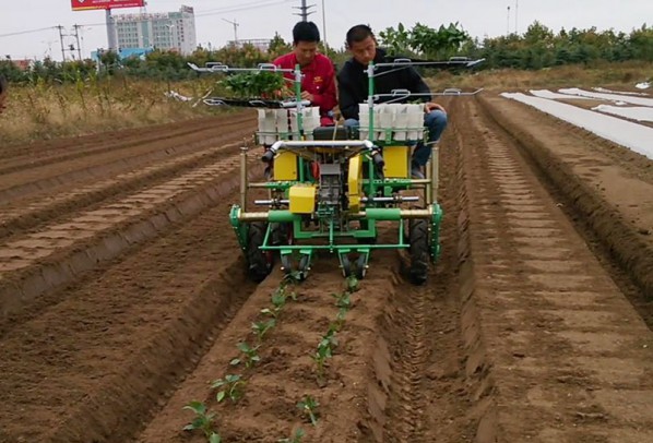 自走式雙行蔬菜移栽機(jī)